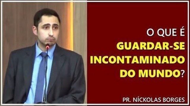 O que é guardar-se incontaminado do mundo?